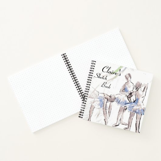 Personalisiertes Tanzbuch Notizblock (Innenseite)