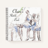 Personalisiertes Tanzbuch Notizblock (Vorderseite)