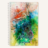 Personalisiertes Tänzerjournal Notizblock (Vorderseite)