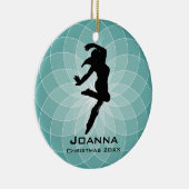 Personalisiertes Tanzschmuck Keramikornament (Rechts)