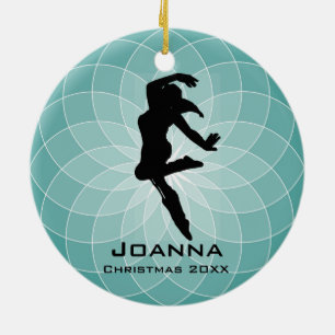 Personalisiertes Tanzschmuck Keramikornament