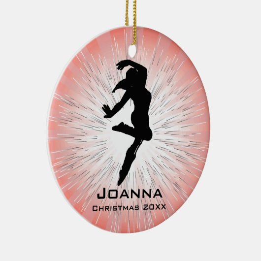 Personalisiertes Tanzschmuck Keramikornament (Rechts)