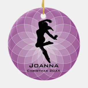 Personalisiertes Tanzschmuck Keramikornament