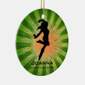 Personalisiertes Tanzschmuck Keramikornament (Rechts)