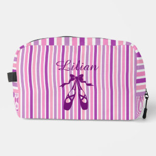 Personalisiertes Tanztasche mit dem Namen Lila Bal Waschbeutel