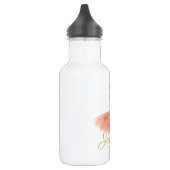 Personalisiertes Tanzwasser Flasche mit Glitzer Tu Edelstahlflasche (Links)