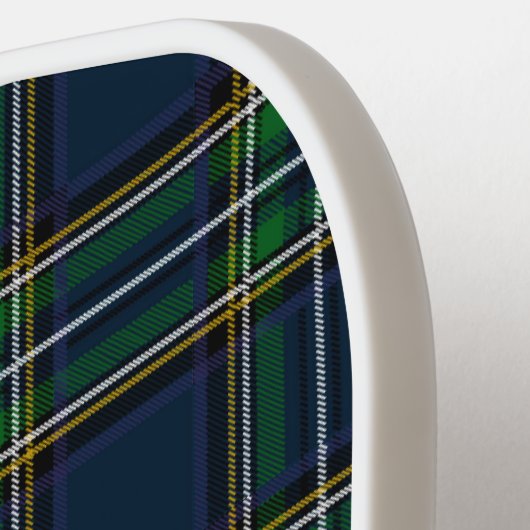 Personalisiertes Tartan-Familienlager Pickleball-P Pickleball Schläger (Linke Seite)