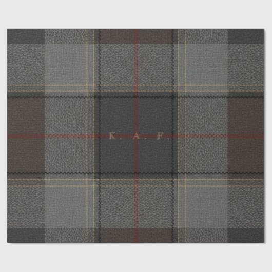 Personalisiertes Tartan-Geschenkpapier – Benutzerd Geschenkpapier (Flach)