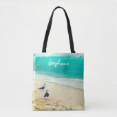 personalisiertes Taschendesign am Strand Tasche (Vorderseite)