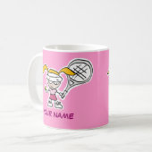 Personalisiertes Tasse mit niedlichem Cartoon (Vorderseite Links)
