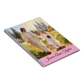 Personalisiertes Taufjournal für Mädchen Notizblock (Rechte Seite)