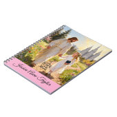Personalisiertes Taufjournal für Mädchen Notizblock (Linke Seite)
