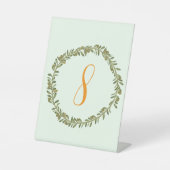 Personalisiertes Taufzeichen Sockelschild (Vorderseite)