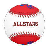 Personalisiertes Team-Baseball Baseball (Rückseite)