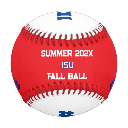 Personalisiertes Team-Baseball Baseball (Vorderseite)