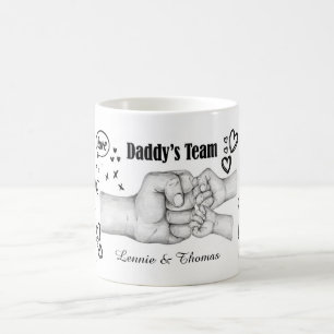 Personalisiertes Team des Vaters Benutzerdefiniert Kaffeetasse