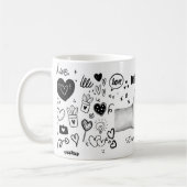 Personalisiertes Team des Vaters Benutzerdefiniert Kaffeetasse (Links)