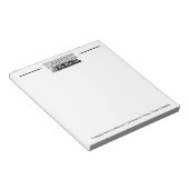 Personalisiertes Team Motivierend Office Notizblock (angewinkelt)