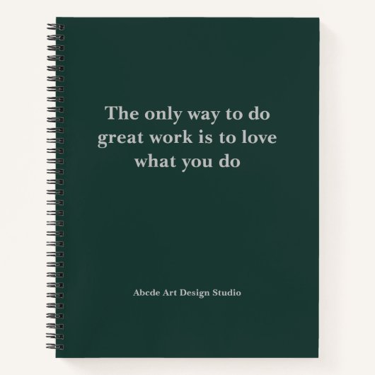 Personalisiertes Team Slogan-Adressbuch Notizblock (Vorderseite)