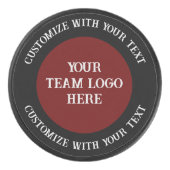 Personalisiertes Teamlogo Eishockey Puck (Vorderseite)