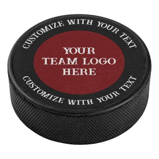 Personalisiertes Teamlogo Eishockey Puck (3/4)