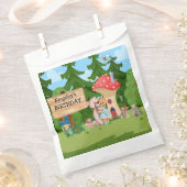 Personalisiertes Teddy Bear Picnic Village Geschenktütchen (Ausgeschnitten)