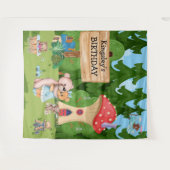 Personalisiertes Teddy Bear Picnic Village Wandteppich (Vorderseite (Horizontal))