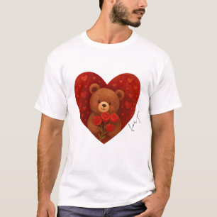 Personalisiertes Teddybär-T-Shirt für jemanden  T-Shirt