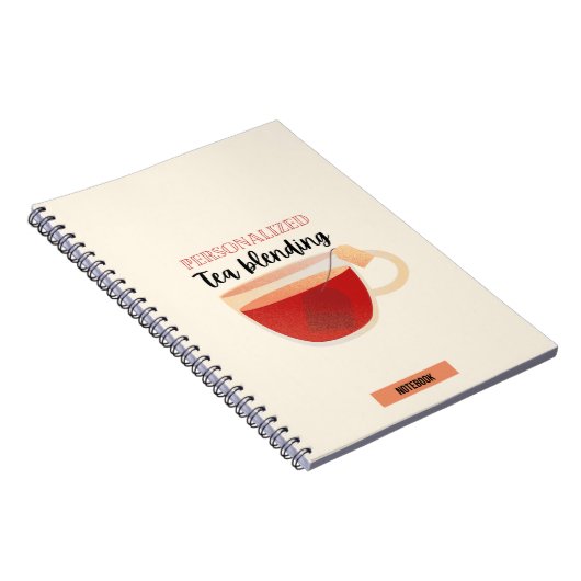 Personalisiertes Tee-Blending-Notebook Notizblock (Rechte Seite)