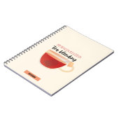 Personalisiertes Tee-Blending-Notebook Notizblock (Linke Seite)