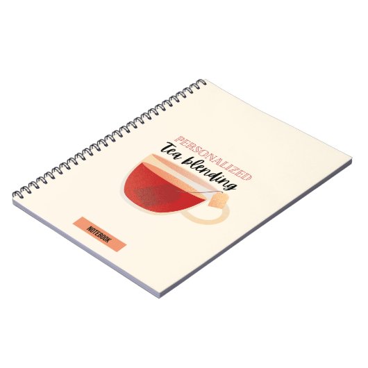 Personalisiertes Tee-Blending-Notebook Notizblock (Linke Seite)