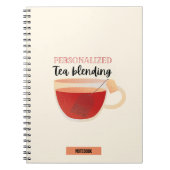 Personalisiertes Tee-Blending-Notebook Notizblock (Vorderseite)