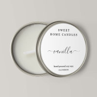 Personalisiertes Tee-Light-Candle-Etikett Rundkleb