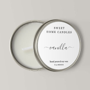 Personalisiertes Tee-Light-Candle-Etikett Rundkleb Runder Aufkleber