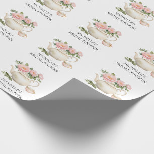Personalisiertes Tee-Party-Brautparty Geschenkpapier