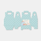 Personalisiertes Tee-Party Polka dot Geschenkschachtel (Ungefaltet)