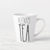 Personalisiertes Tee-Tasse-Geschenk mit Name Milchtasse (Rechts)