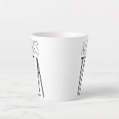 Personalisiertes Tee-Tasse-Geschenk mit Name Milchtasse (Vorderseite)