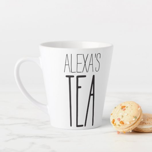 Personalisiertes Tee-Tasse-Geschenk mit Name Milchtasse (Beispiel)