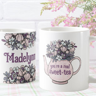 Personalisiertes Teegeschirr als Partygeschenk mit Kaffeetasse