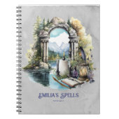 Personalisiertes Teenager Hexenzeitschrift Grimoir Notizblock (Vorderseite)