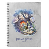 Personalisiertes Teenager Hexenzeitschrift Grimoir Notizblock (Vorderseite)