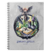 Personalisiertes Teenager Hexenzeitschrift Grimoir Notizblock (Vorderseite)
