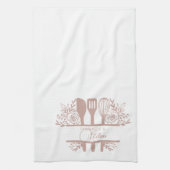 Personalisiertes Teetuch mit dem Namen Küchentüche Geschirrtuch (Vertikal)