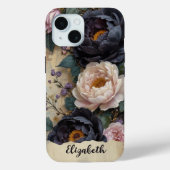 Personalisiertes Telefongehäuse Dunkle Lila Peongs Case-Mate iPhone Hülle (Rückseite)