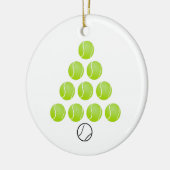 Personalisiertes Tennis Ball Keramik Ornament (Links)