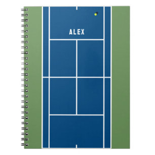Personalisiertes Tennis-Geschenk-Notizbuch Notizblock