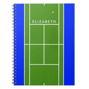 Personalisiertes Tennis-Notizbuch Notizblock