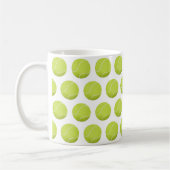 Personalisiertes Tennis Pattern Coach Geschenk Kaffeetasse (Links)