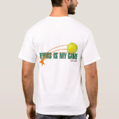 Personalisiertes Tennis-Shirt T-Shirt (Rückseite)